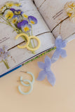 Holly Mini Hoop Earrings - Buttercup Yellow - Aaria Tees Aaria Tees