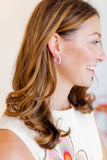 Holly Mini Hoop Earrings - Pink Carnation - Aaria Tees Aaria Tees