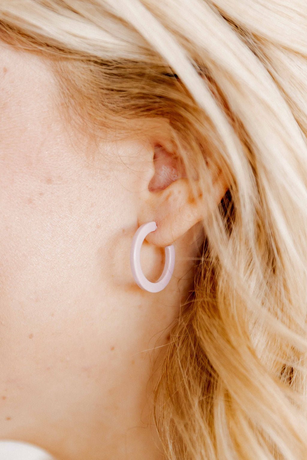 Holly Mini Hoop Earrings - Vintage Rose - Aaria Tees Aaria Tees