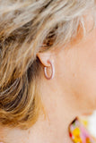 Holly Mini Hoop Earrings - Vintage Rose - Aaria Tees Aaria Tees