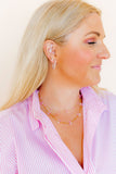 Holly Mini Hoop Earrings - Vintage Rose - Aaria Tees Aaria Tees