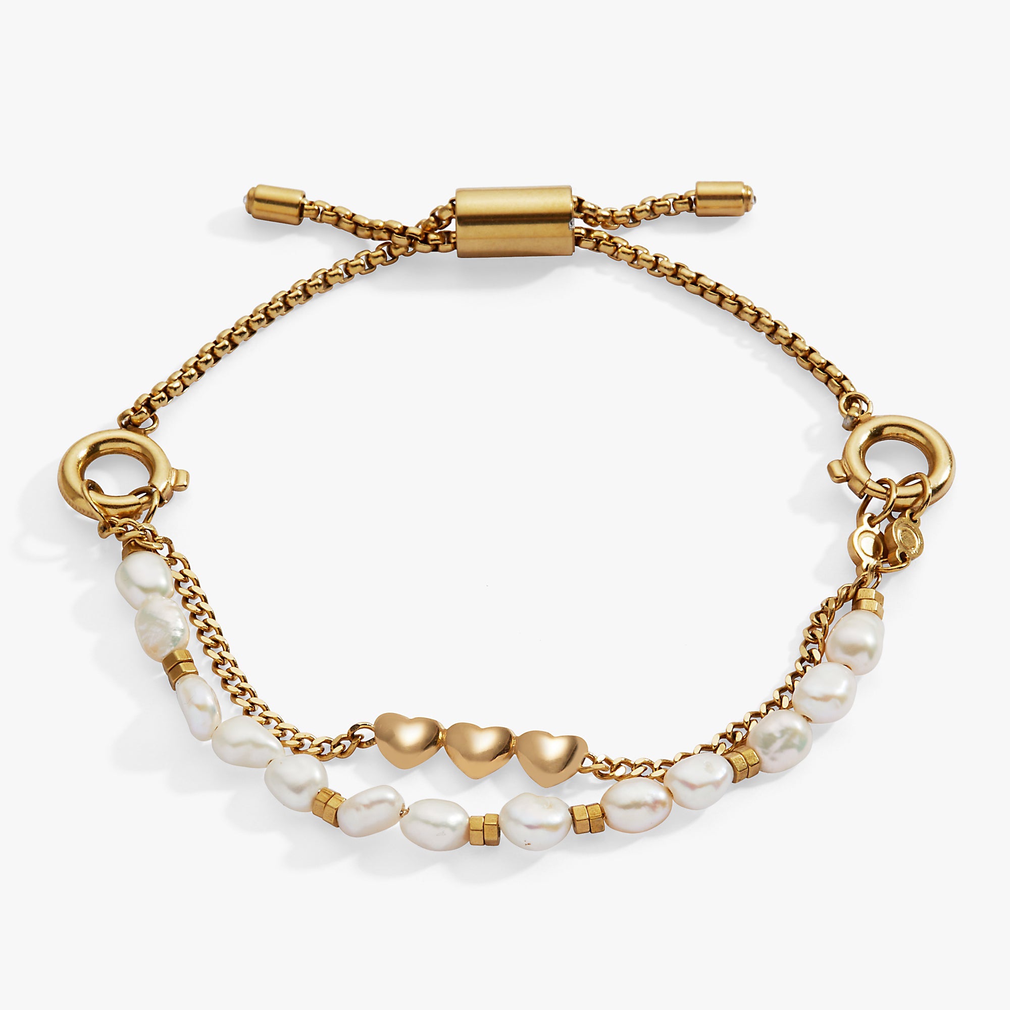 'Home Is Where The Heart Is' Pearl Stranded™ Bracelet Set - Aaria Tees Aaria Tees