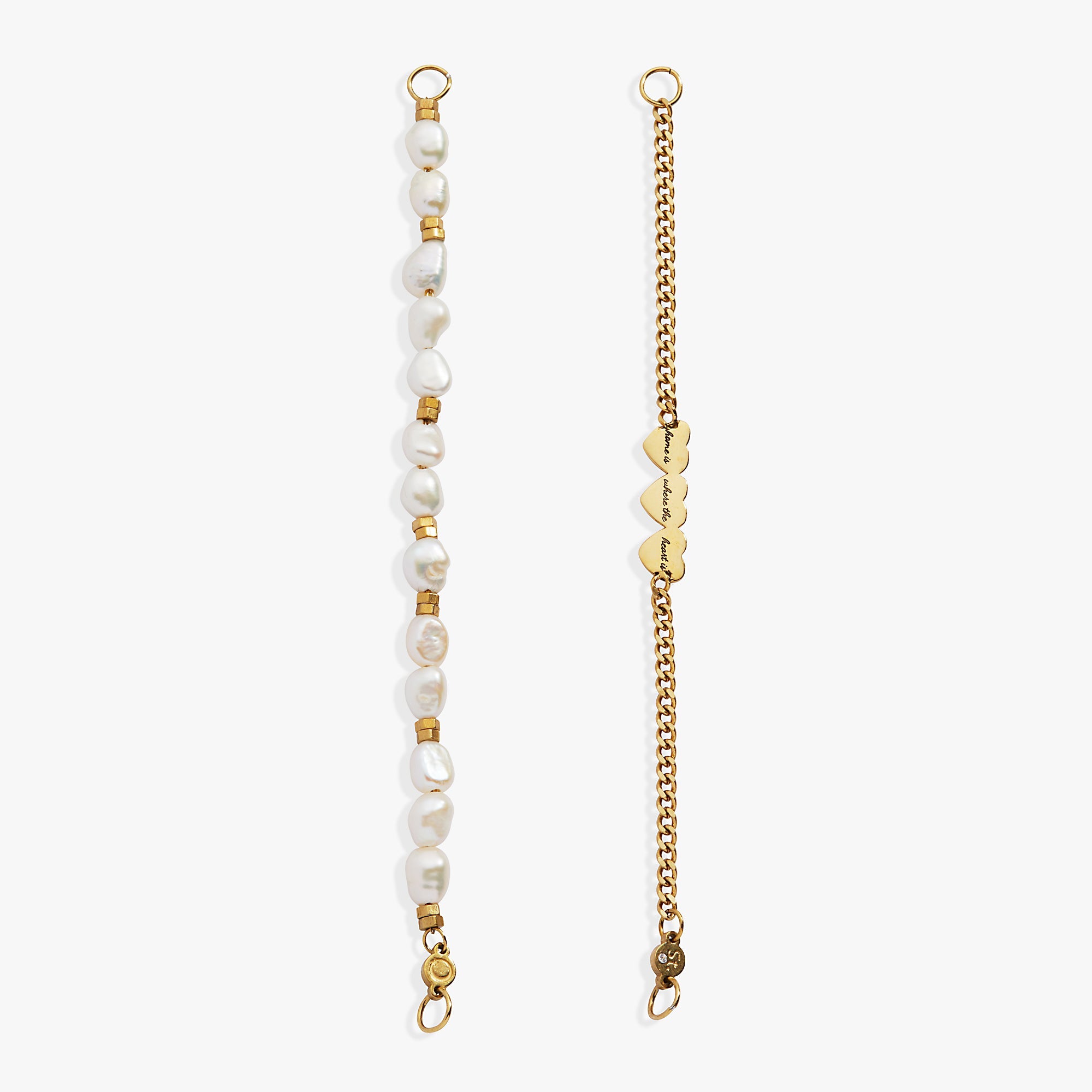 'Home Is Where The Heart Is' Pearl Stranded™ Bracelet Set - Aaria Tees Aaria Tees