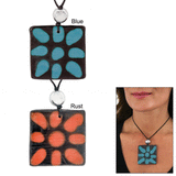 Honduras Ceramic Flower Necklace - Aaria Tees Aaria Tees