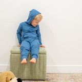 Hooded Jogger Set Captain Blue Aaria Tees