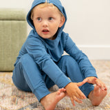 Hooded Jogger Set Captain Blue Aaria Tees