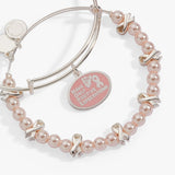 'HOPE' Breast Cancer Awareness Charm Bangle Set of 2 - Aaria Tees Aaria Tees