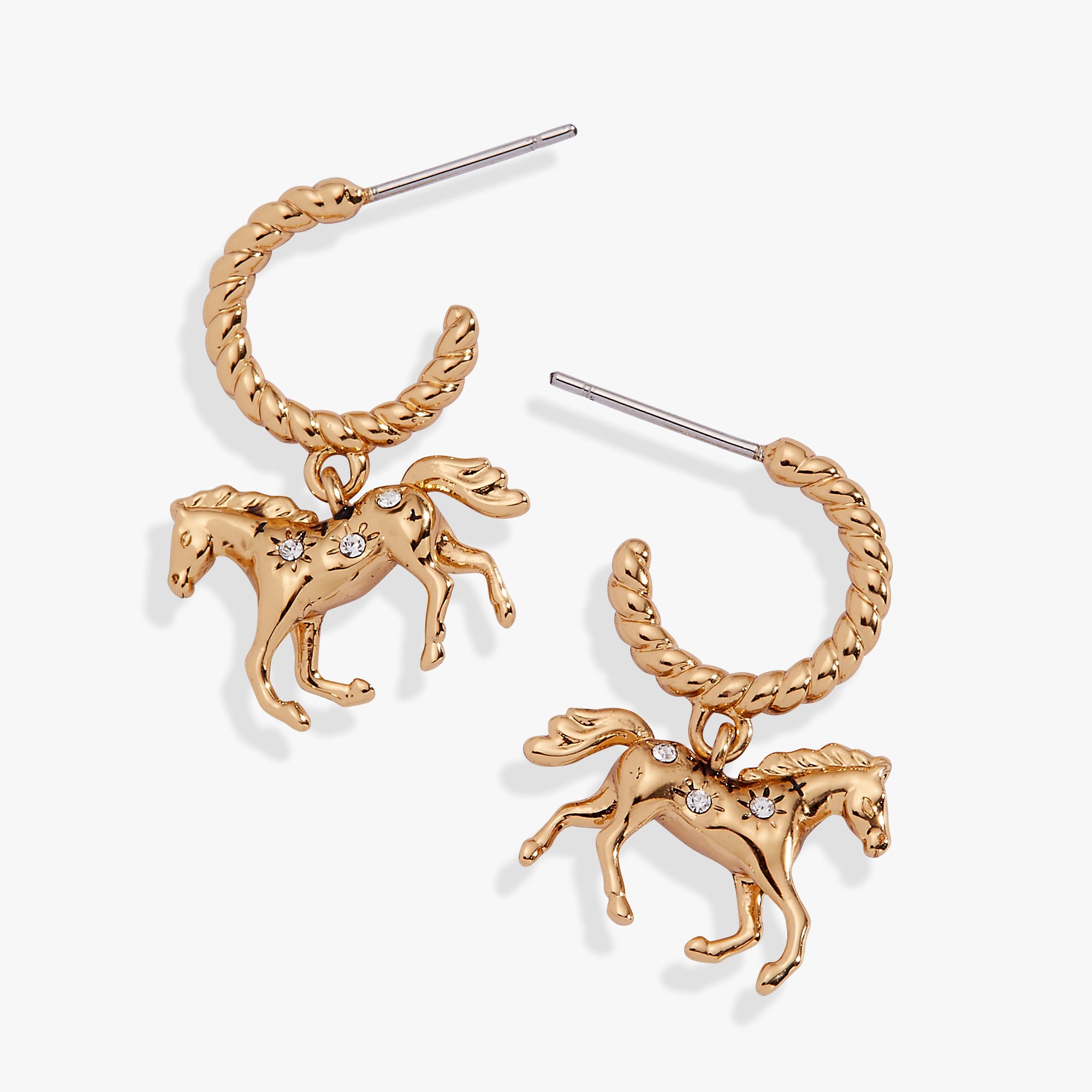 Horse Girl Huggie Hoop Earrings - Aaria Tees Aaria Tees