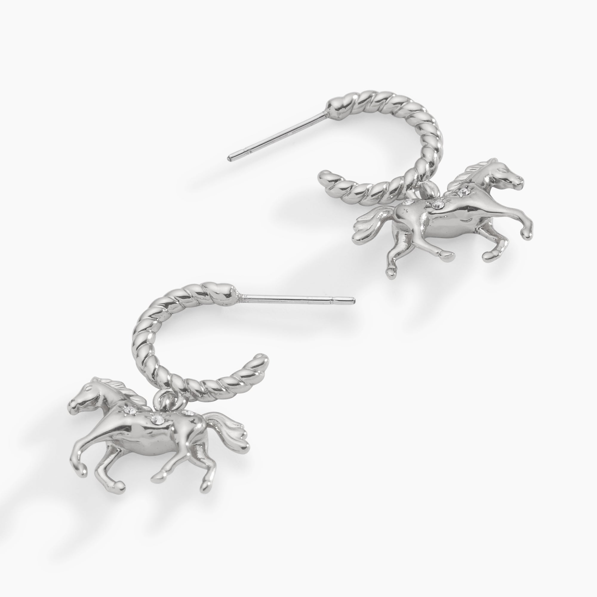 Horse Girl Huggie Hoop Earrings - Aaria Tees Aaria Tees