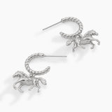 Horse Girl Huggie Hoop Earrings - Aaria Tees Aaria Tees