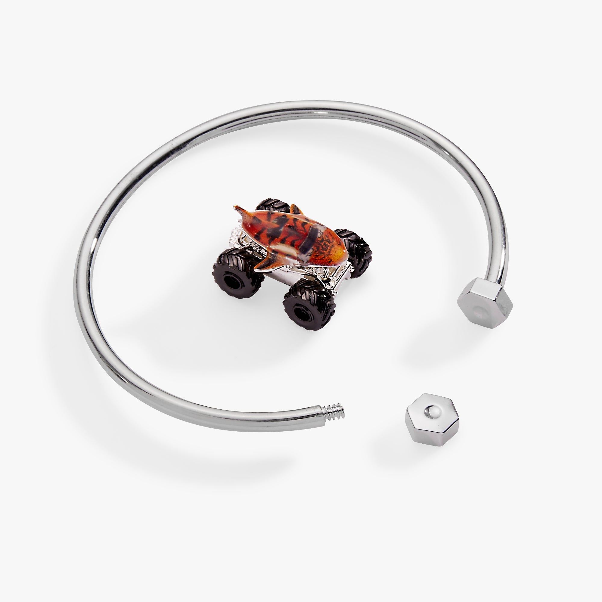 Hot Wheels™ Tiger Shark Monster Truck Moveable Cuff - Aaria Tees Aaria Tees