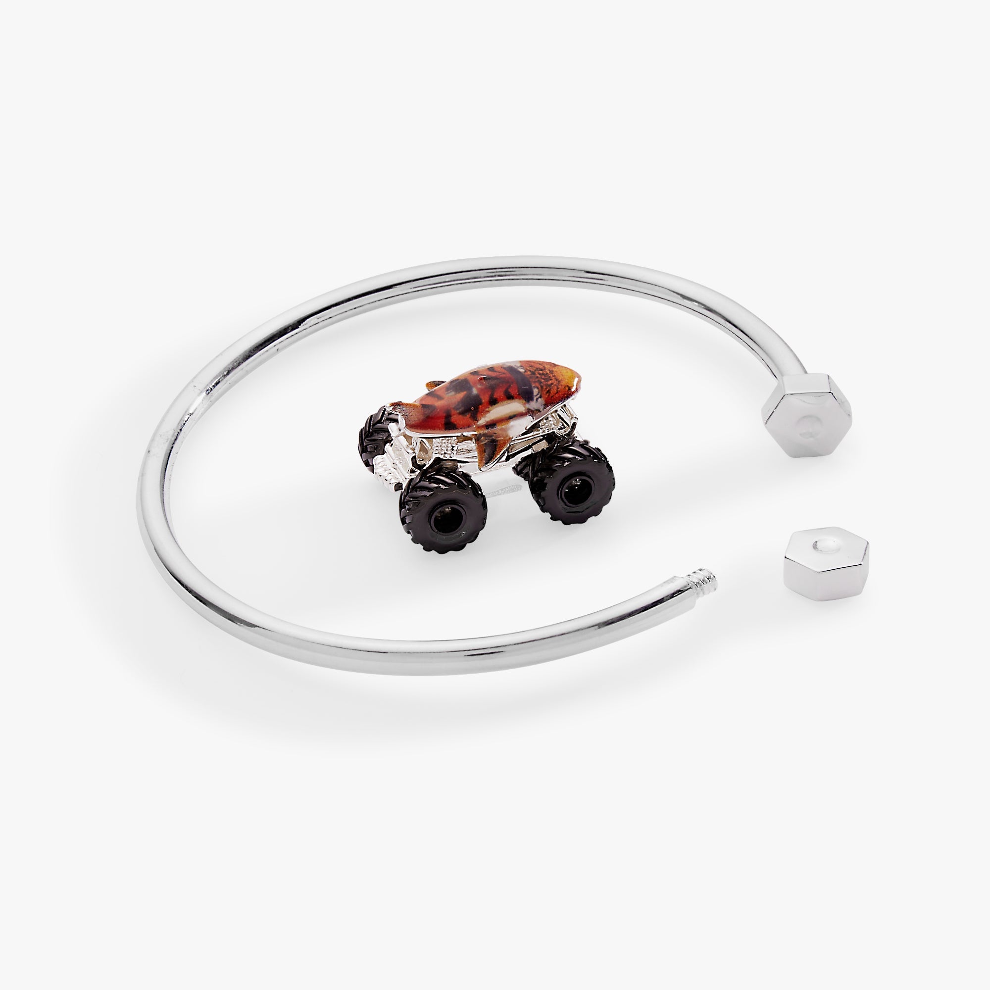 Hot Wheels™ Tiger Shark Monster Truck Moveable Cuff - Aaria Tees Aaria Tees