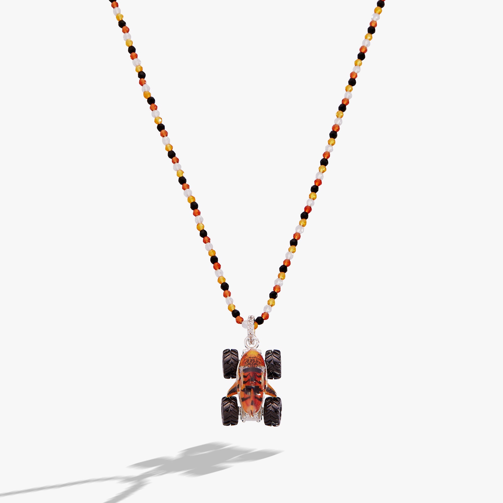 Hot Wheels™ Monster Truck Tiger Shark Pendant Necklace - Aaria Tees Aaria Tees