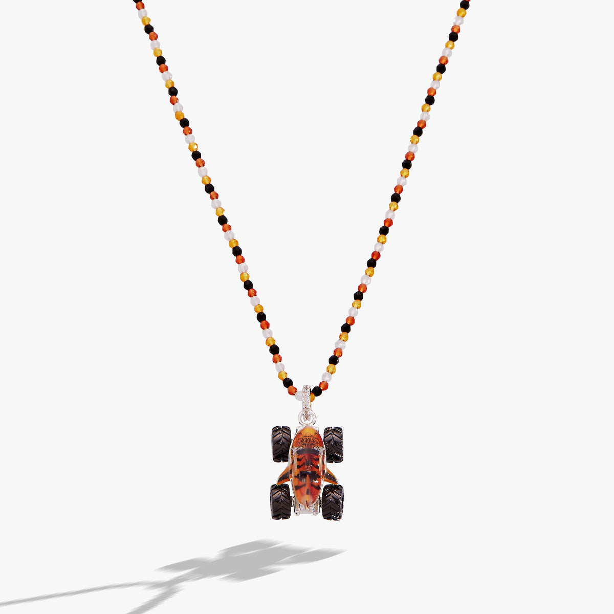 Hot Wheels™ Monster Truck Tiger Shark Pendant Necklace - Aaria Tees