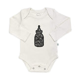 graphic bodysuit | house white (long sleeve) - Aaria Tees Aaria Tees