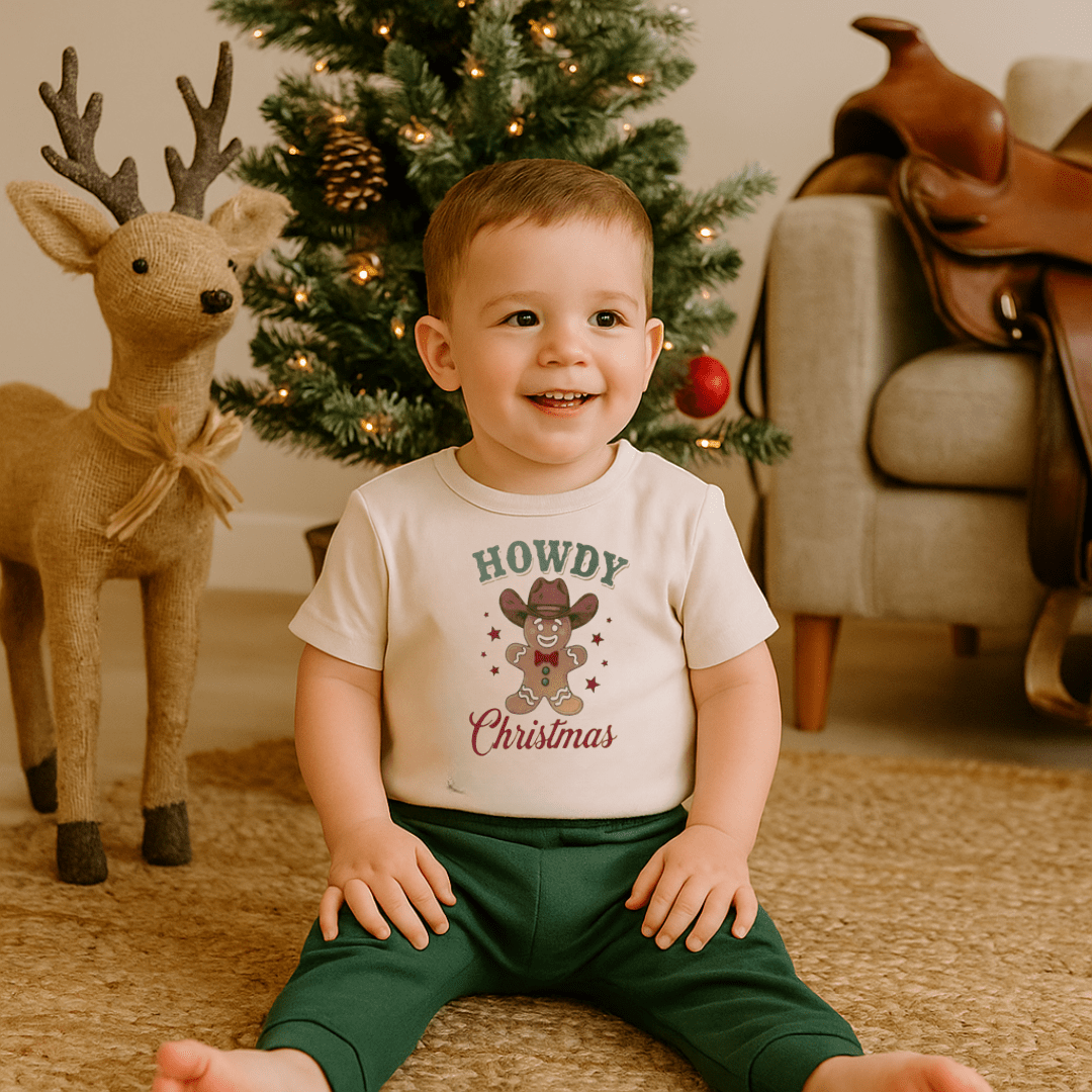 graphic tee | howdy gingerbread christmas - Aaria Tees Aaria Tees