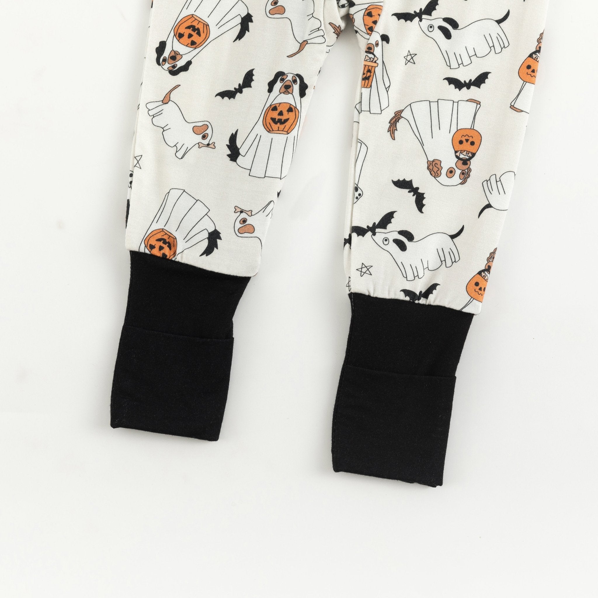 Howl-O-Ween Pups (Convertible Zip Footies) - Aaria Tees Aaria Tees