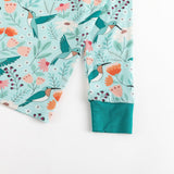 Hummingbird Bloom (Long Sleeve PJ) - Aaria Tees Aaria Tees