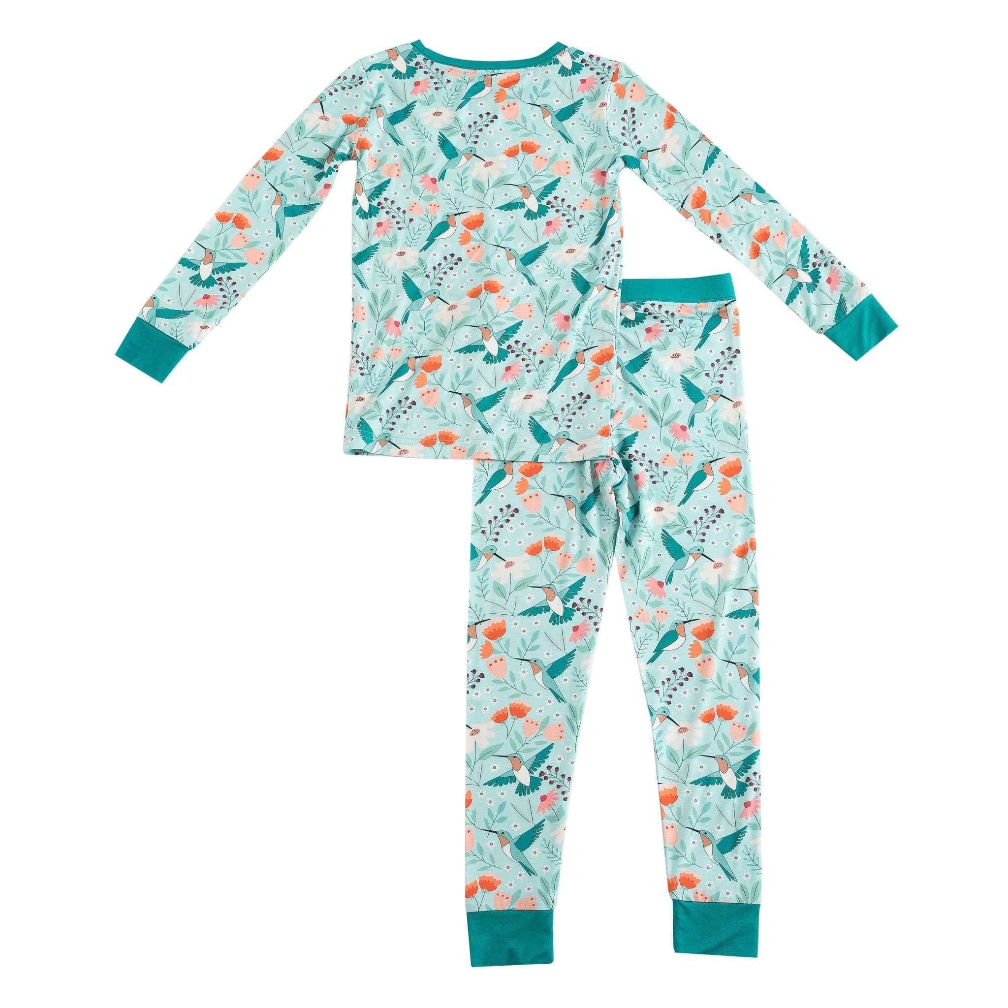 Hummingbird Bloom (Long Sleeve PJ) - Aaria Tees Aaria Tees