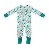 Hummingbird Bloom (Convertible Zip Footies) - Aaria Tees Aaria Tees