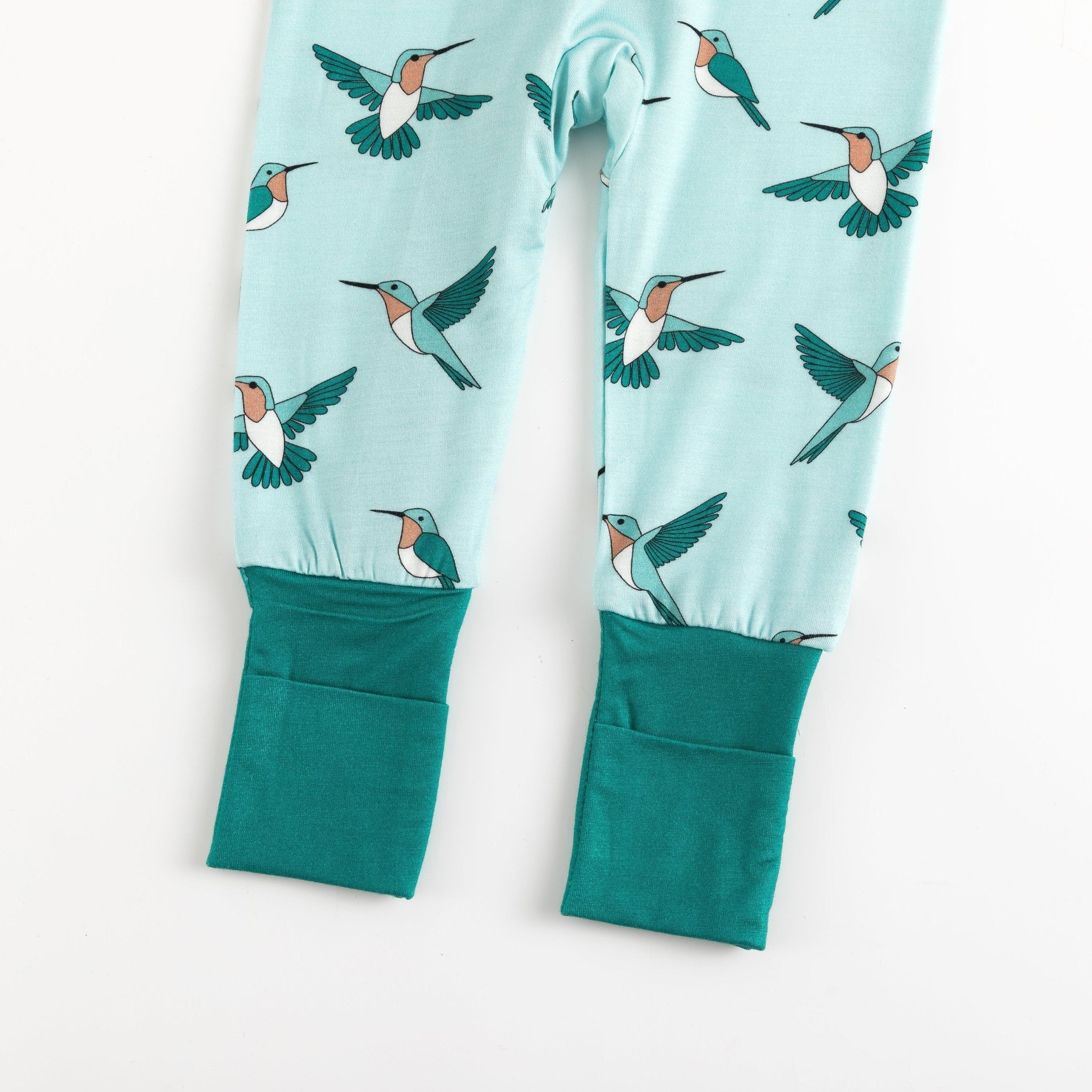 Hummingbird (Convertible Zip Footies) - Aaria Tees Aaria Tees