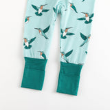 Hummingbird (Convertible Zip Footies) - Aaria Tees Aaria Tees