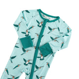 Hummingbird (Convertible Zip Footies) - Aaria Tees Aaria Tees