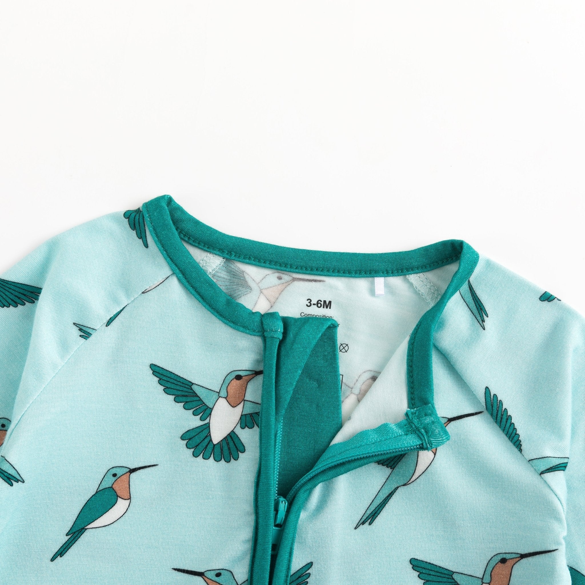 Hummingbird (Convertible Zip Footies) - Aaria Tees Aaria Tees
