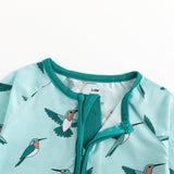 Hummingbird (Convertible Zip Footies) - Aaria Tees Aaria Tees