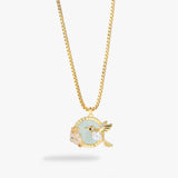 Hummingbird Gemstone Pendant Necklace - Aaria Tees Aaria Tees
