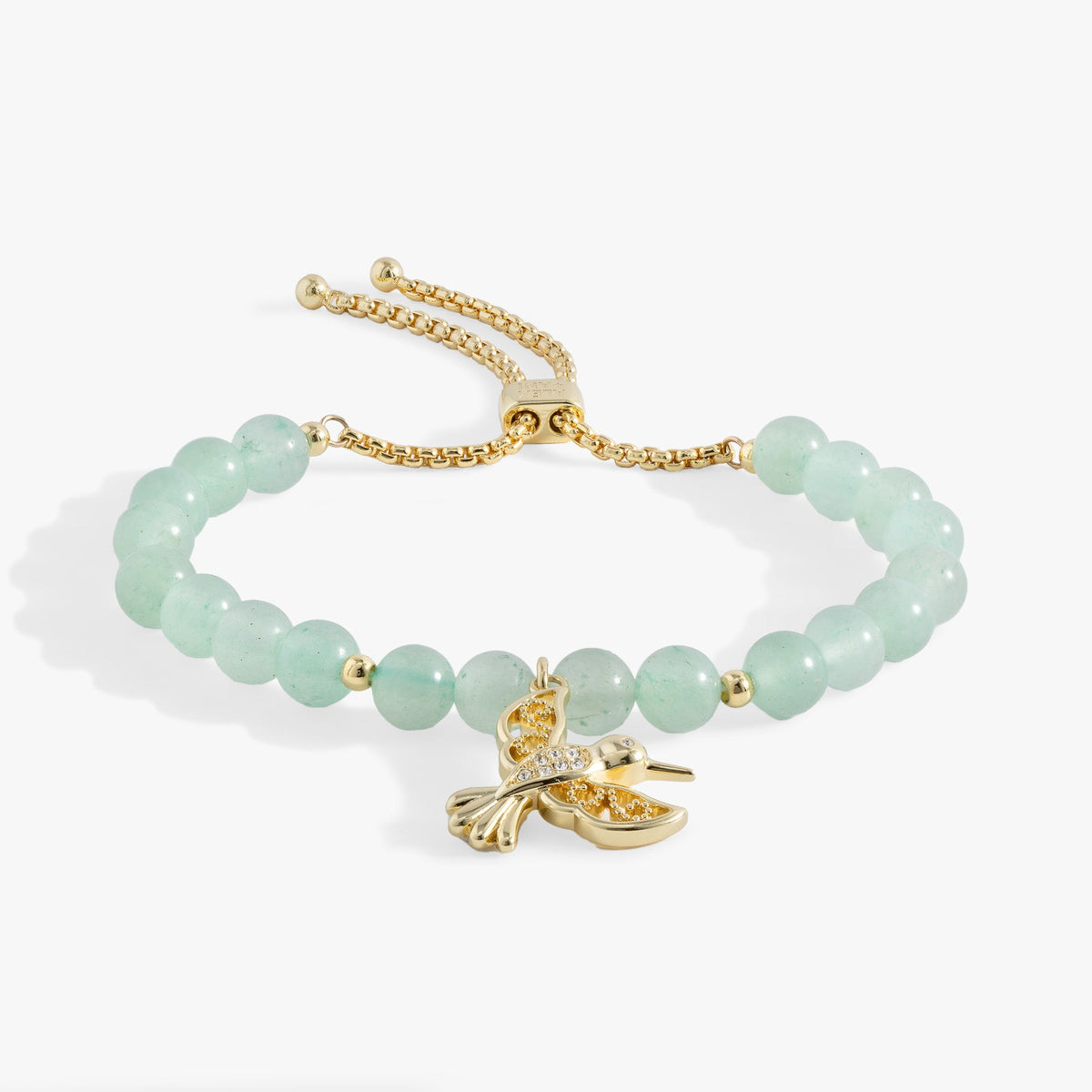 Hummingbird Gemstone Bolo Bracelet - Aaria Tees