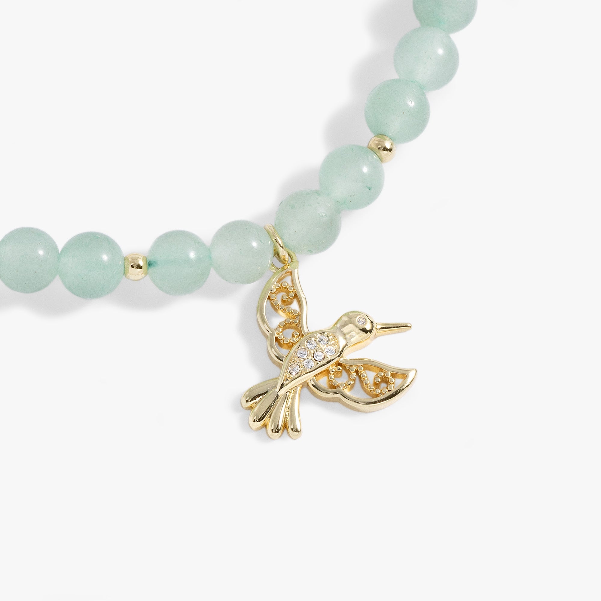Hummingbird Gemstone Bolo Bracelet - Aaria Tees Aaria Tees