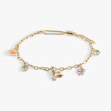 Hummingbird Multicharm Adjustable Anklet - Aaria Tees Aaria Tees