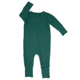 Hunter Green Convertible Romper Aaria Tees