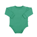 Hunter Green Long Sleeve Bodysuit Aaria Tees