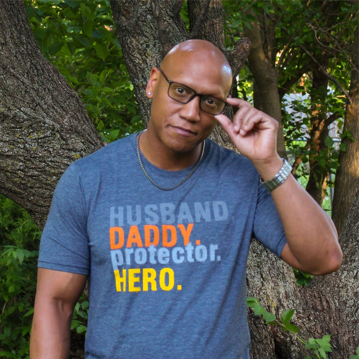 Husband Daddy Protector Hero Tee - Aaria Tees