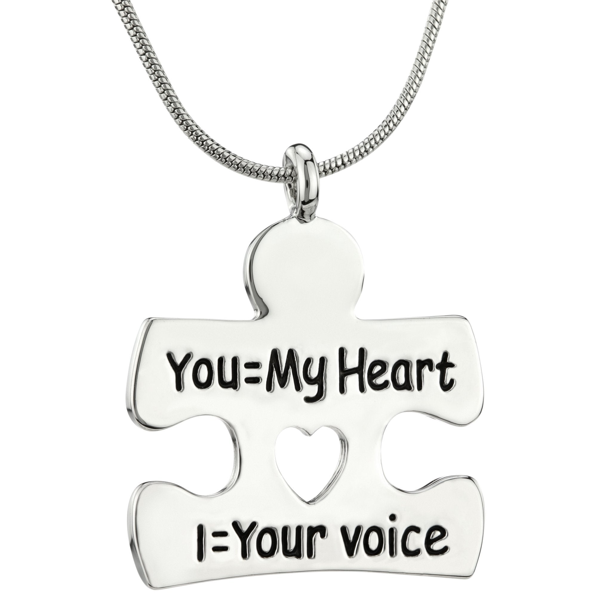 I Am Your Voice Autism Necklace - Aaria Tees Aaria Tees