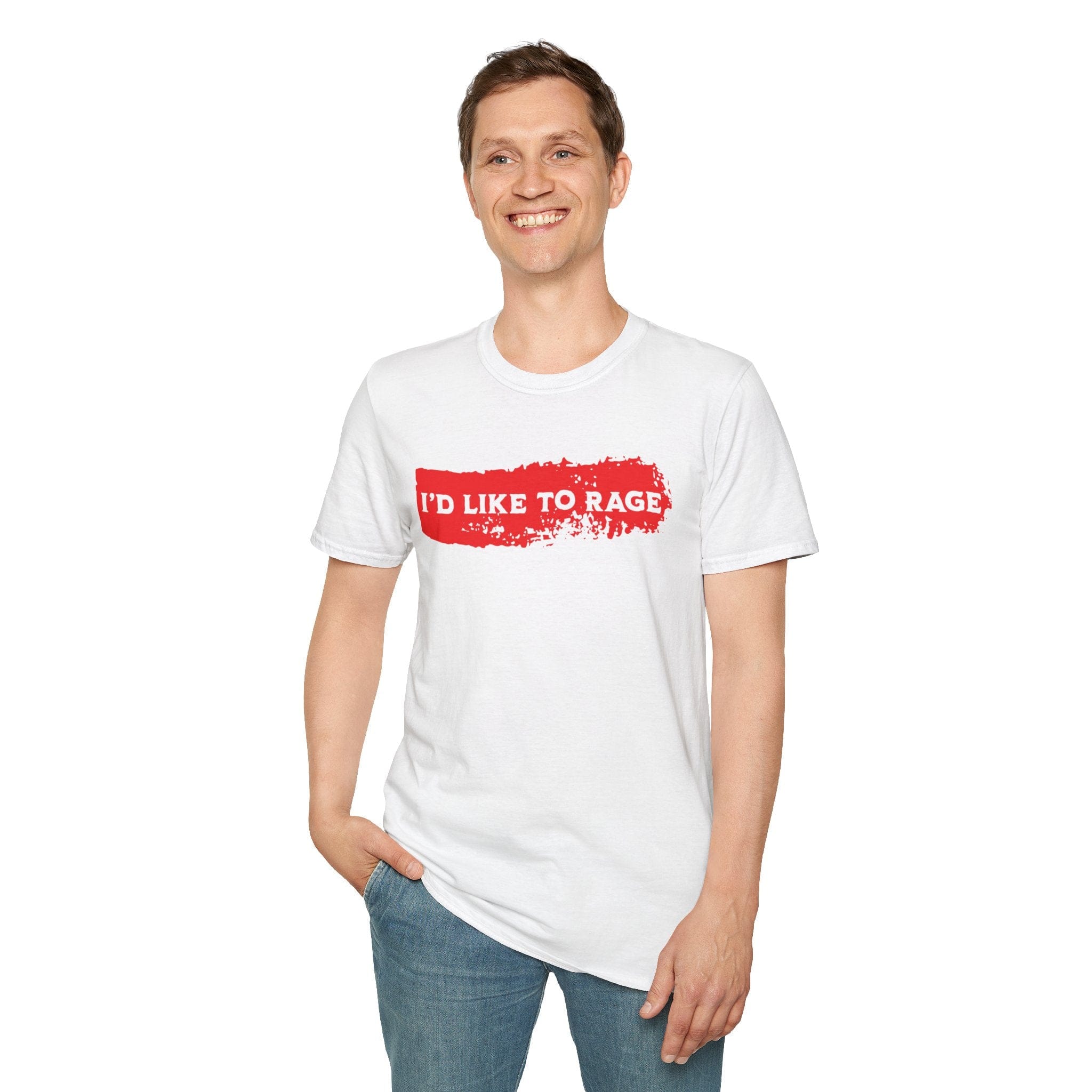 I'd Like to Rage Bloodstain T-Shirt - Aaria Tees Aaria Tees