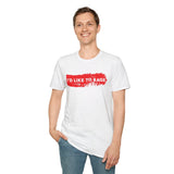 I'd Like to Rage Bloodstain T-Shirt - Aaria Tees Aaria Tees
