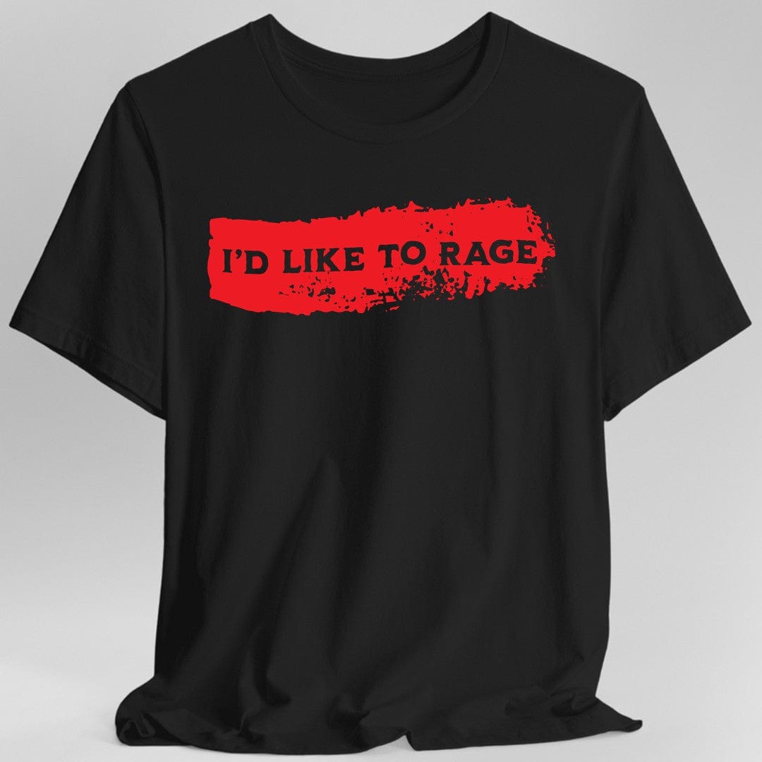 I'd Like to Rage Bloodstain T-Shirt - Aaria Tees