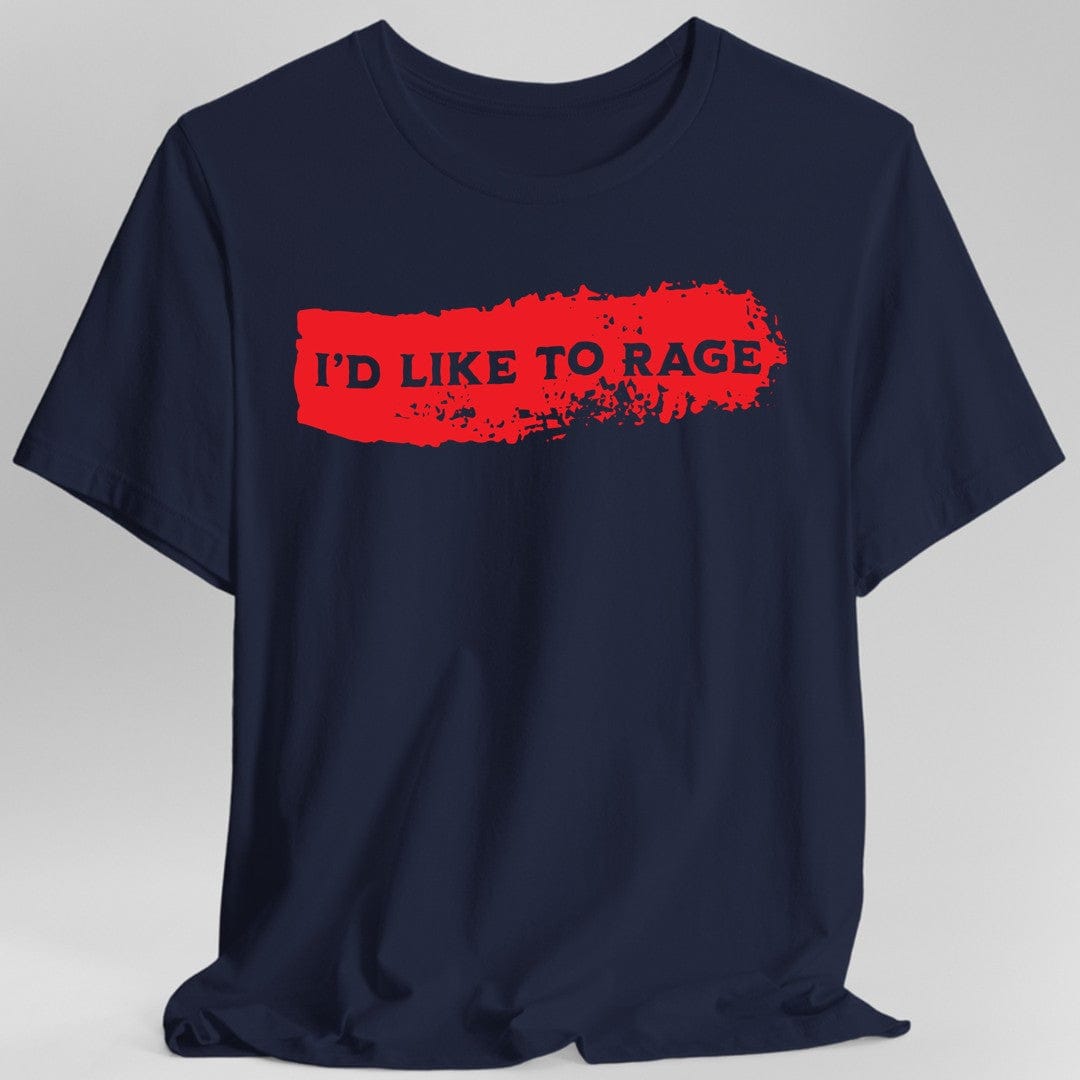 I'd Like to Rage Bloodstain T-Shirt - Aaria Tees Aaria Tees
