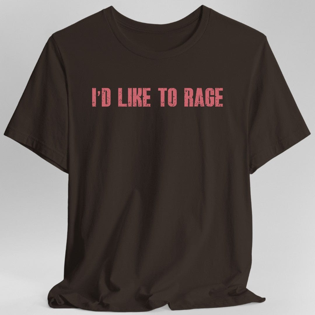 I'd Like to Rage DnD T-Shirt - Aaria Tees Aaria Tees