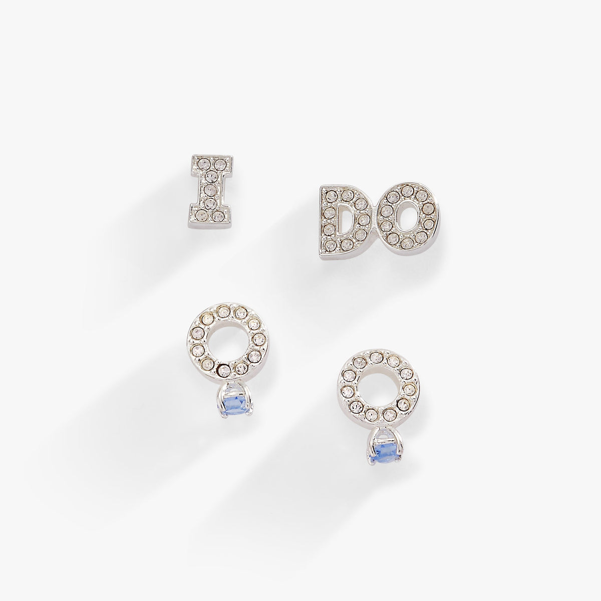 Bridal “I Do” Stud Earring Set of 2 - Aaria Tees