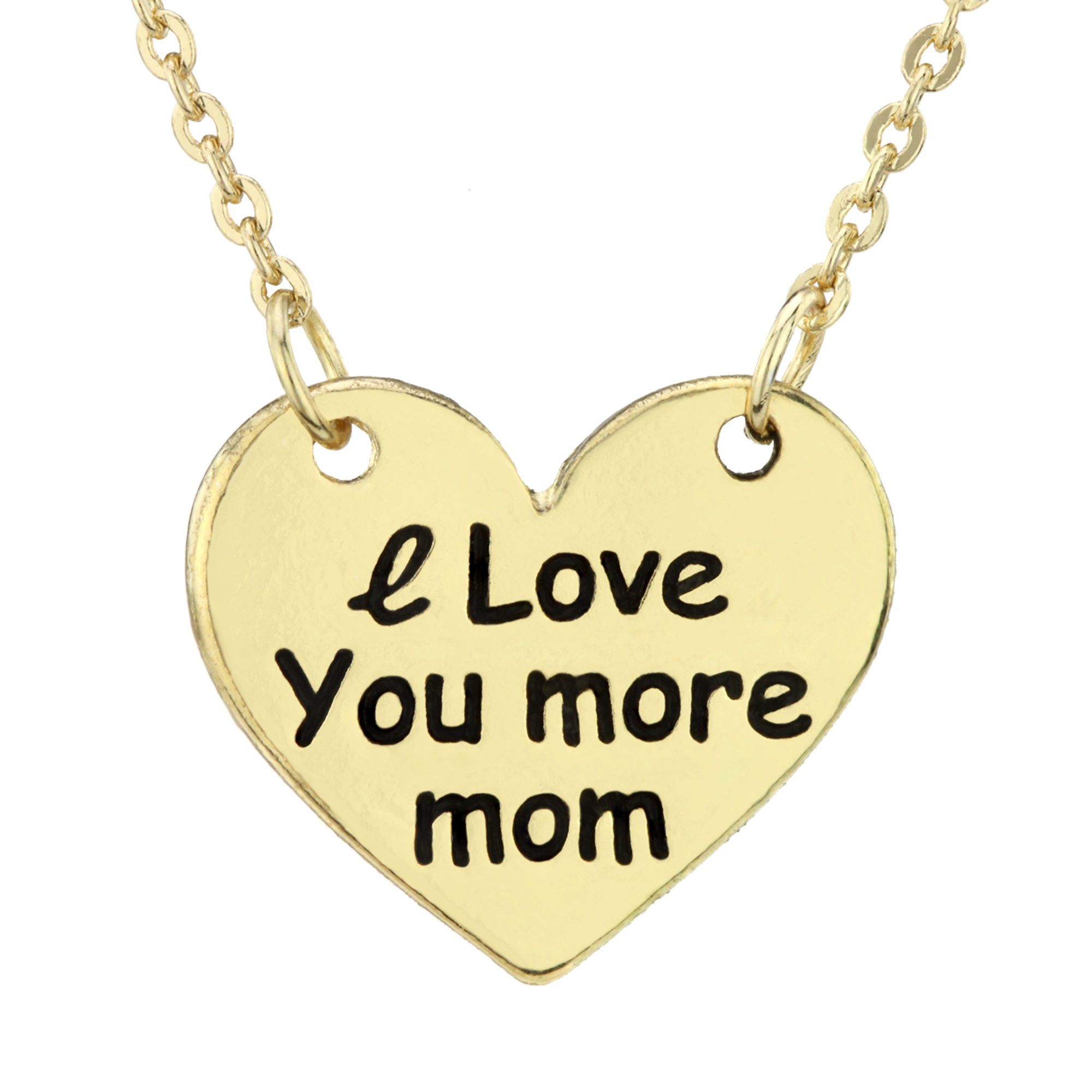 I Love You More Mom Necklace - Aaria Tees Aaria Tees