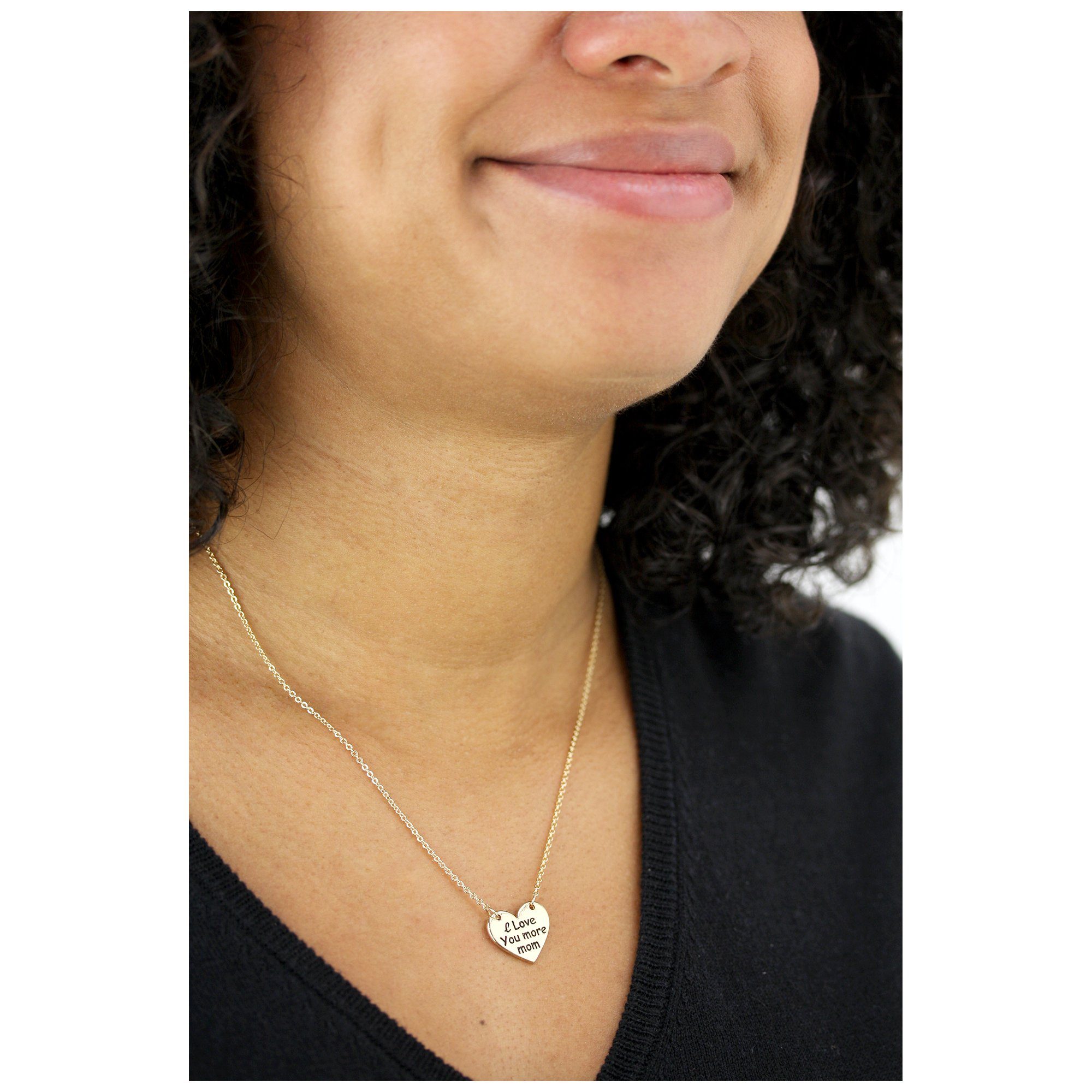 I Love You More Mom Necklace - Aaria Tees Aaria Tees
