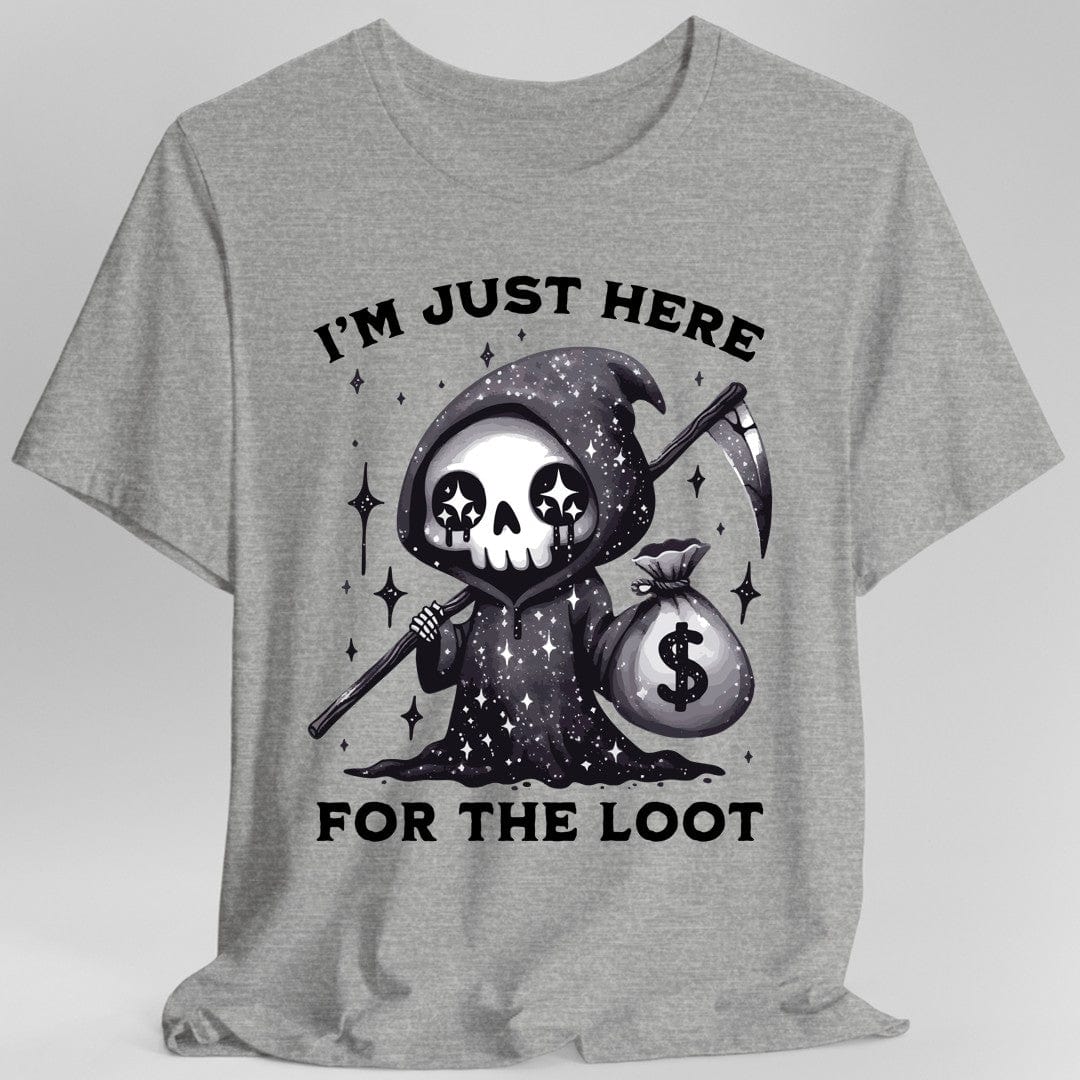I’m Just Here for the Loot T-shirt - Aaria Tees Aaria Tees