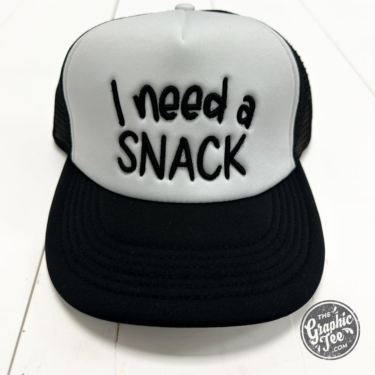 I Need A Snack Foam Trucker Cap - Aaria Tees Aaria Tees