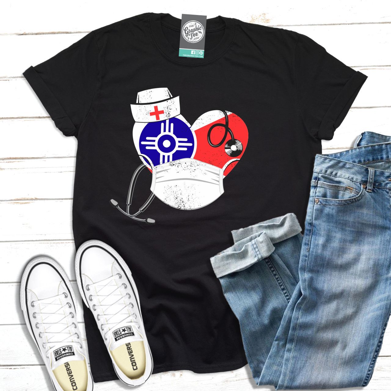 ICT Nurse Heart - Unisex Tee - Aaria Tees Aaria Tees