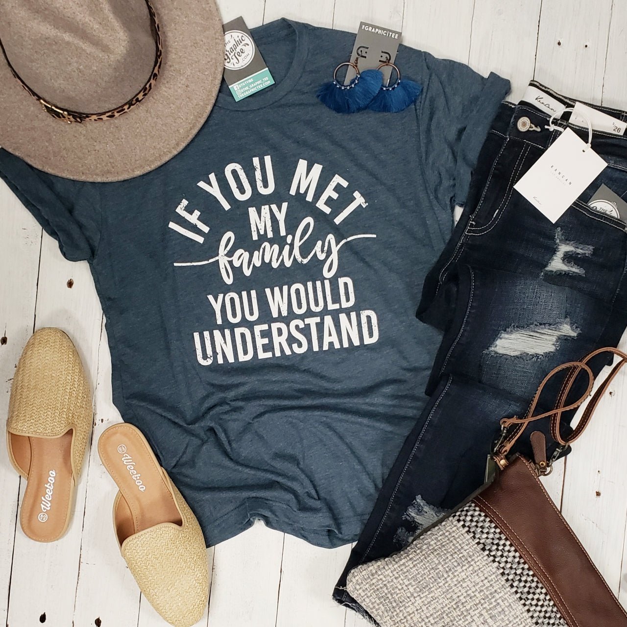 If You Met My Family You Would Understand Unisex Short Sleeve Tee - Aaria Tees Aaria Tees