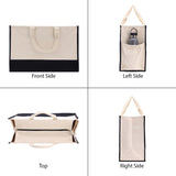 Weekend Vibes Beach Tote Bag XL - Oversized Chic Tote Bag with Zipper and Inner Pockets - Gift for Her - Girls Weekend Tote - Weekender Bag - Aaria Tees Aaria Tees